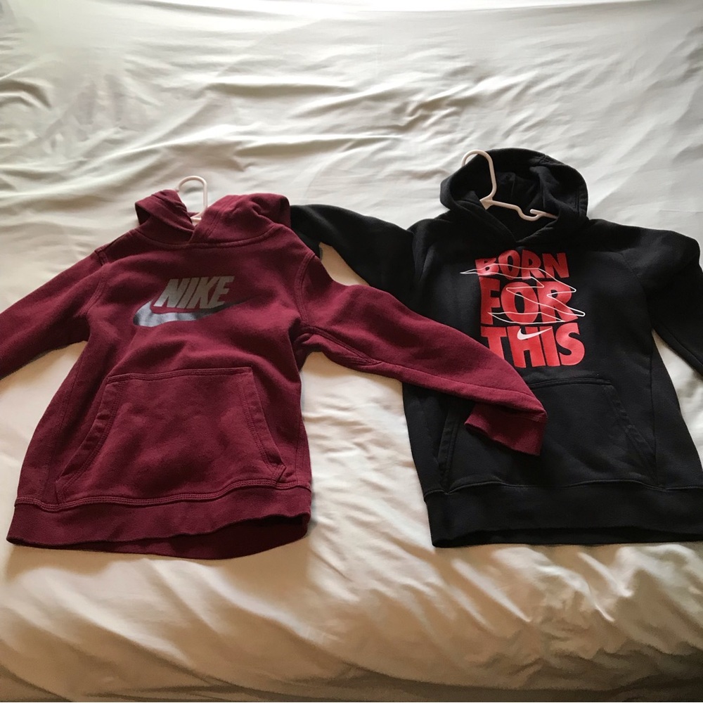 Two Nike Hoodies
